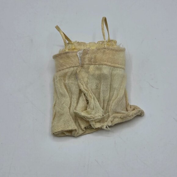 Vintage Spin Master Doll Top 2010 Yellow Lace Trimmed - Picture 4 of 5